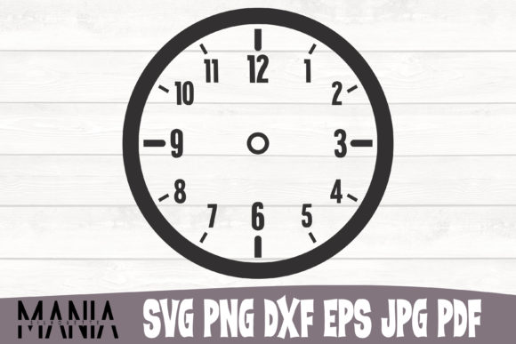 Download Clock Face Template 5 - Premium Resources
