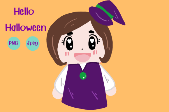 Download Hello Halloween Little Witch Doll - Hell Collection