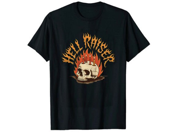 Download Hell Rage Skull Funny Sarcastic T-Shirt - Premium Resources